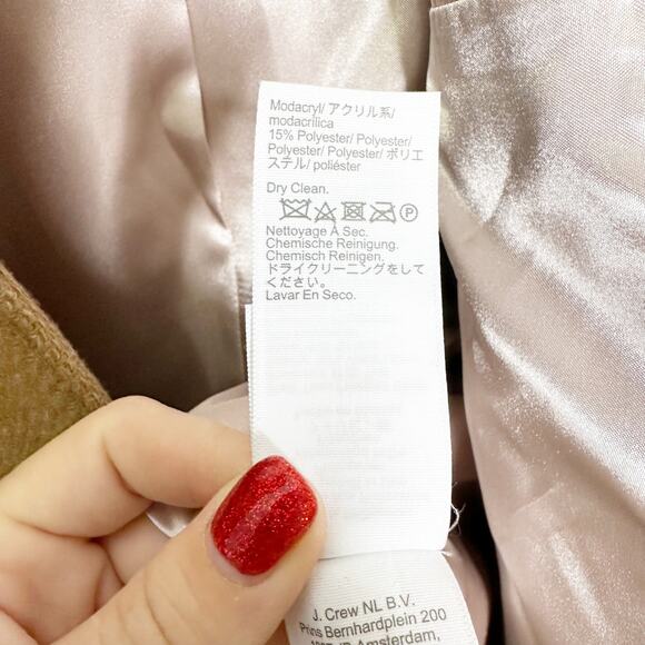 J Crew Nello Gori Stadium Cloth Wool Chateau Parka Brown 18 - Picture 8 of 9